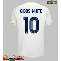 Camisa de Futebol Nottingham Forest Morgan Gibbs-White #10 Equipamento Secundário 2025-26 Manga Curta